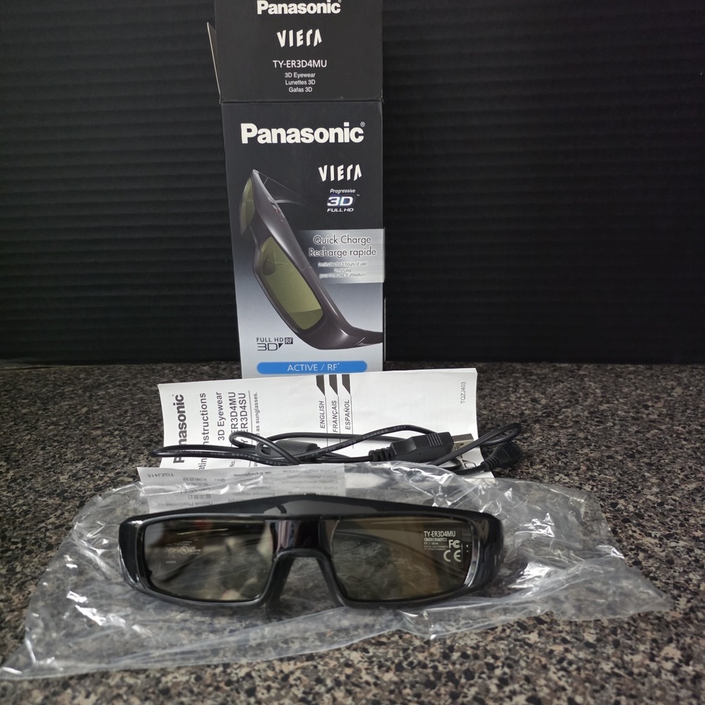 Panasonic VIERA TY-ER3D4MU Active RF Bluetooth 3D Glasses Medium